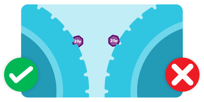 20p tire pressure test