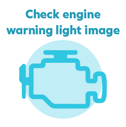 check engine warning light