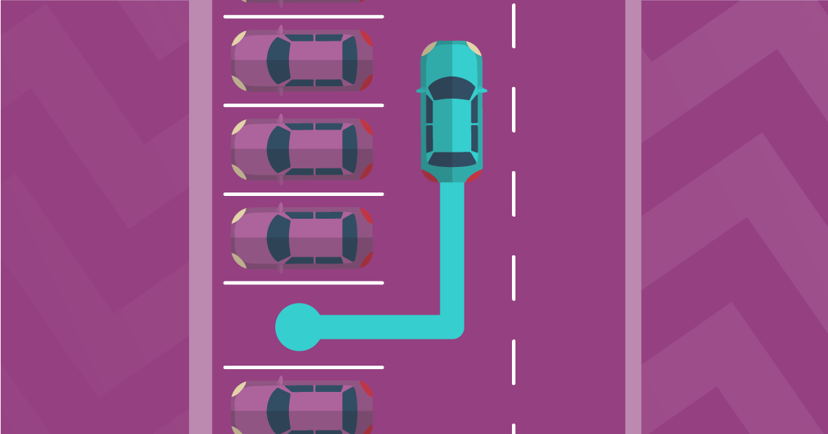 The Easiest Way to Reverse Into a Parking Space