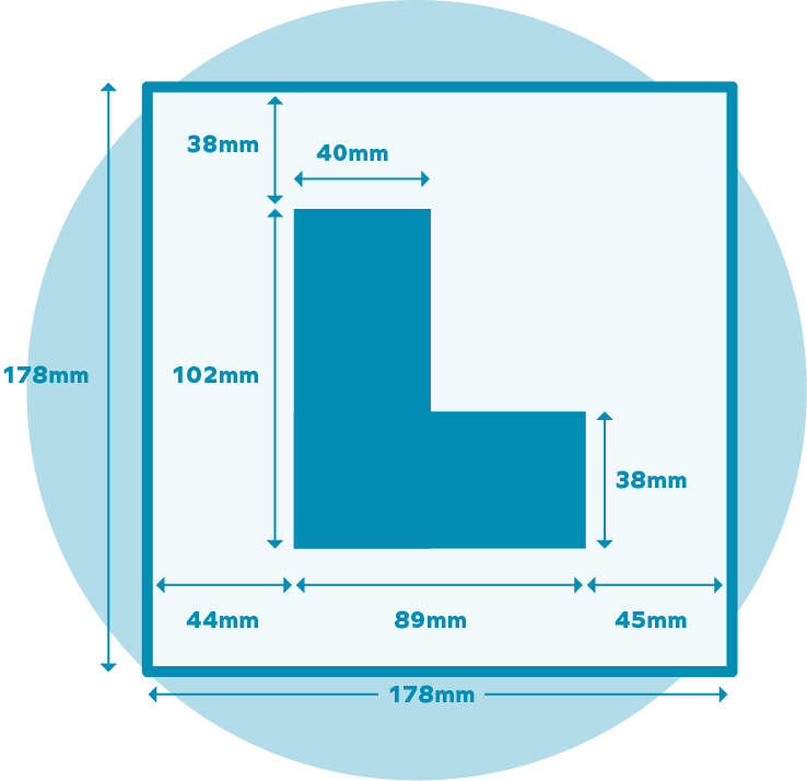 l plate dimensions