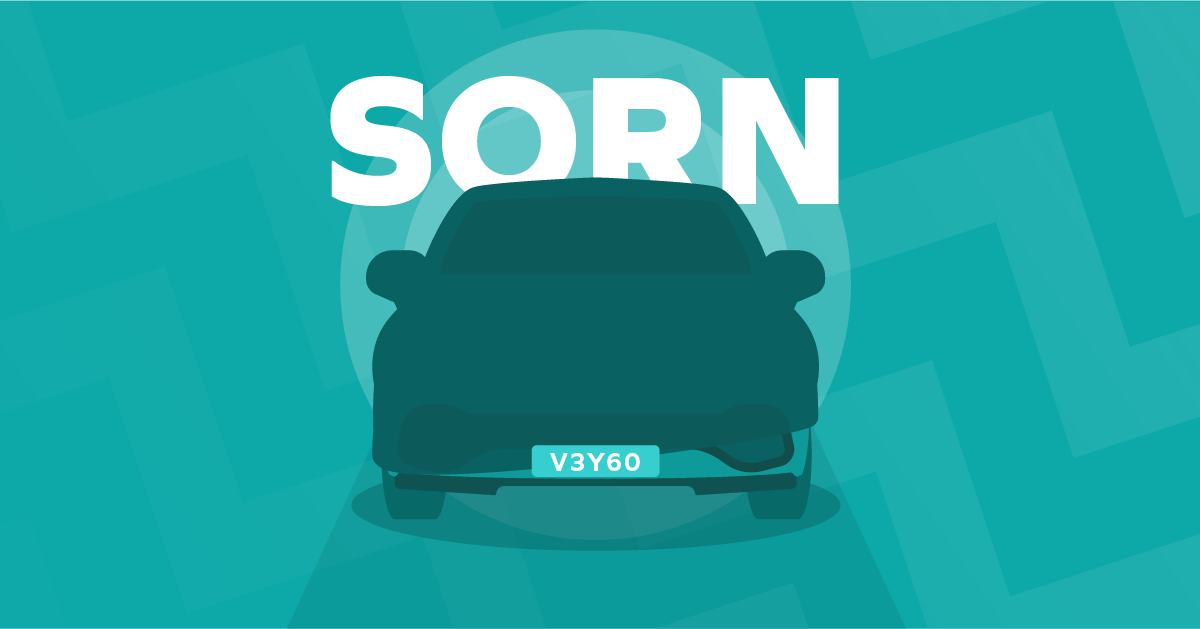 sorn my car