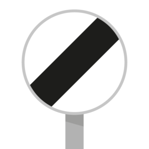 national speed limit sign