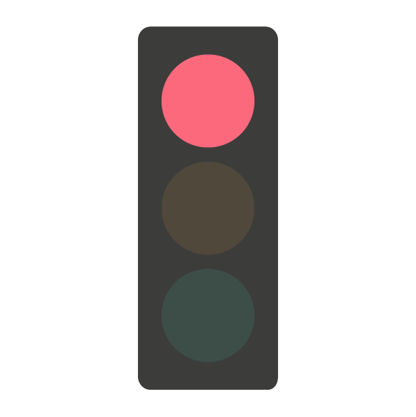 Red stop light