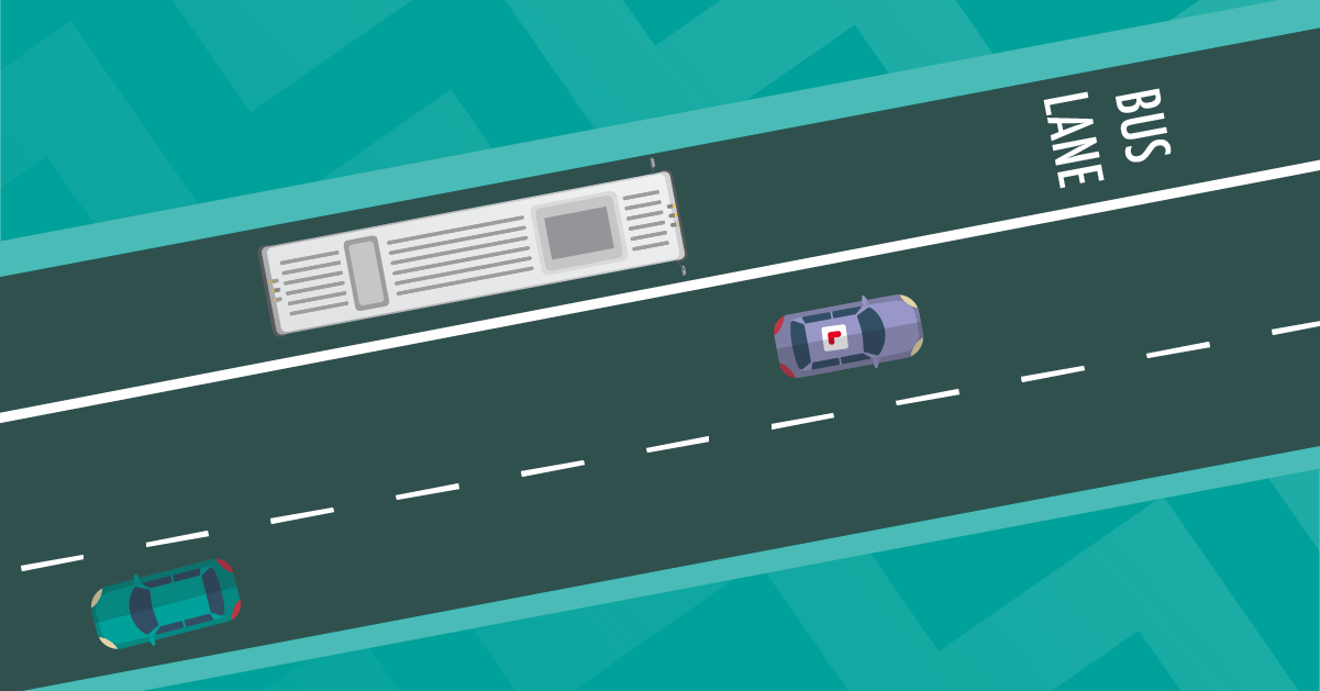 Do you get points for driving in a bus lane? Veygo by Admiral