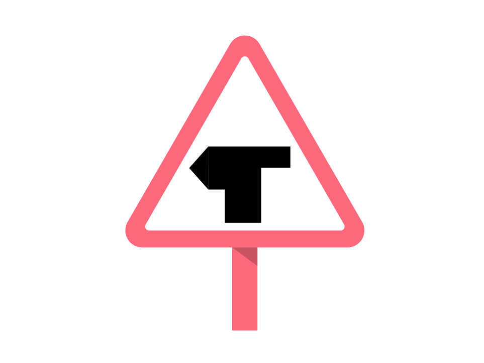 T-Junction sign, learner driver insurance, temporary car insurance, short term cover