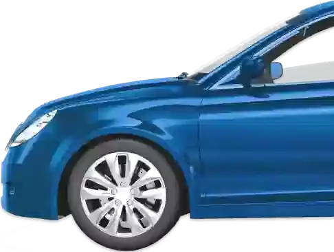 blue car, temporary car insurance 