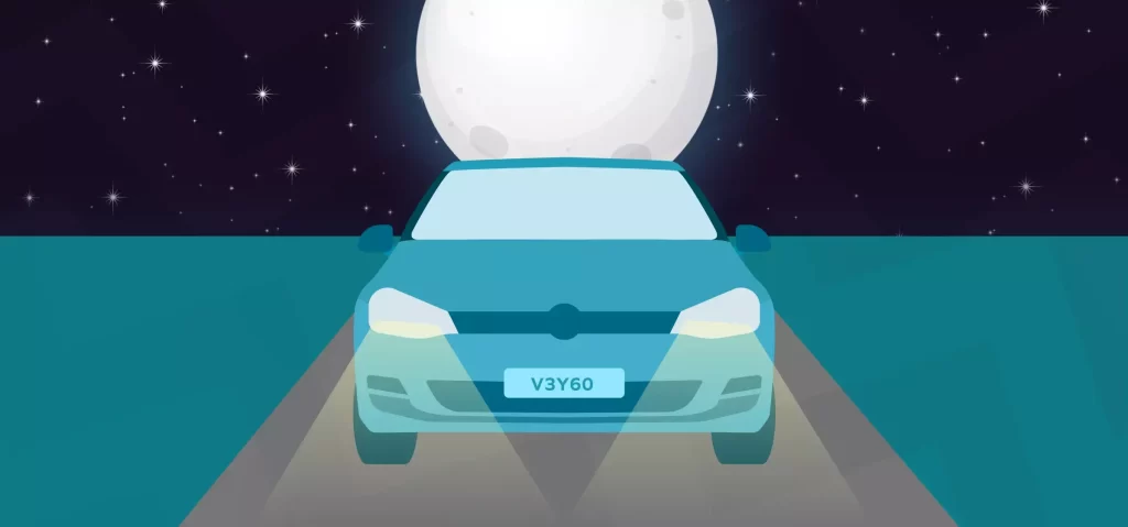 driving at night, short-term cover