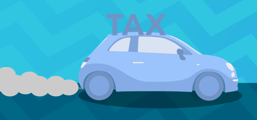 Road tax, vehicle excise, short-term cover