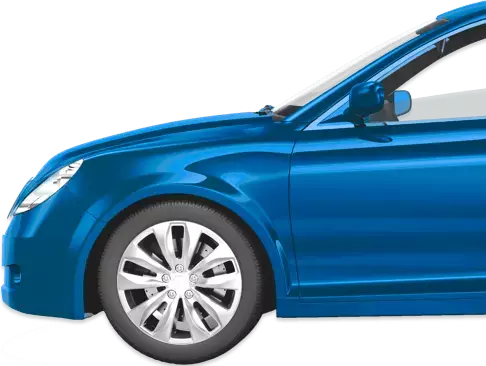 blue car, temporary car insurance 