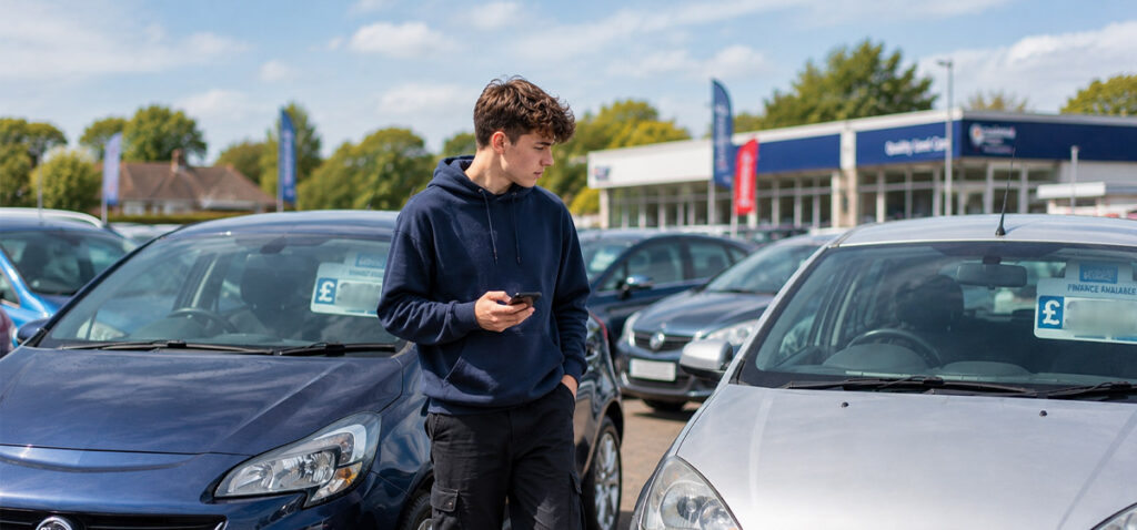 Check insurance before buying first car